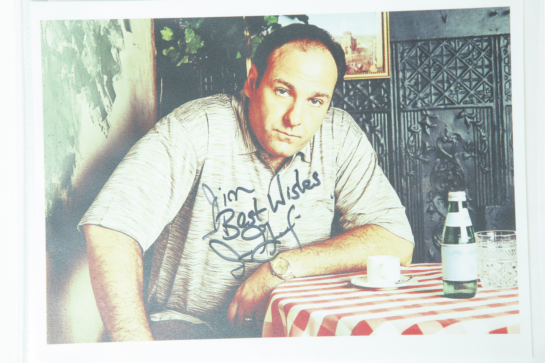 Appraisal: COLLECTION OF AUTOGRAPHS FROM THE SOPRANOS Twentieth century Collection includes