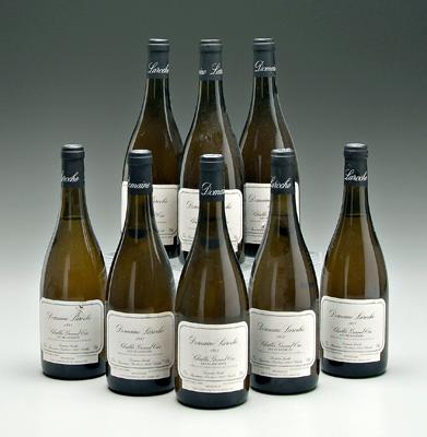 Appraisal: Eight bottles French white wine Domain Laroche Chablis Grand Cru