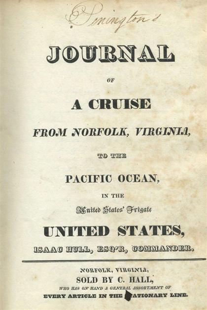 Appraisal: vols Autograph Manuscript Journal Penington L aurence Journal of A