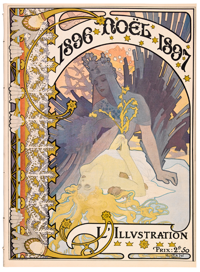 Appraisal: ALPHONSE MUCHA - NOEL L'ILLUSTRATION x inches x cm Ducourtioux