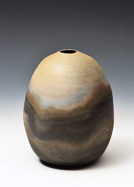 Appraisal: Joanna Constantinidis British - Vase of ovoid formimpressed potter's seal