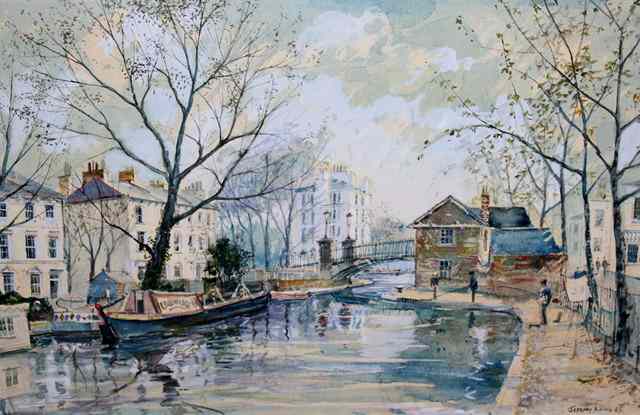 Appraisal: JEREMY KING b 'Little Venice Paddington' signed and dated '