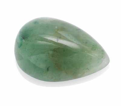 Appraisal: An Unmounted Carat Aventurine Pear cabochon cut aventurine weighing carat