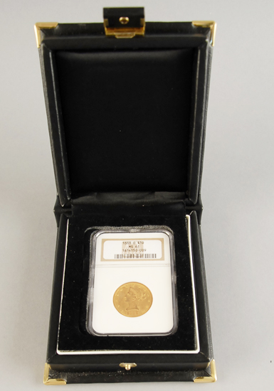 Appraisal: - Gold Piece Grade MS in NGC slab and presentation