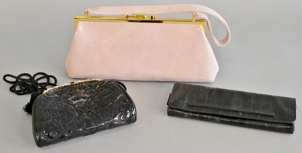 Appraisal: Three purses or handbags to include Judith Leiber Gucci and