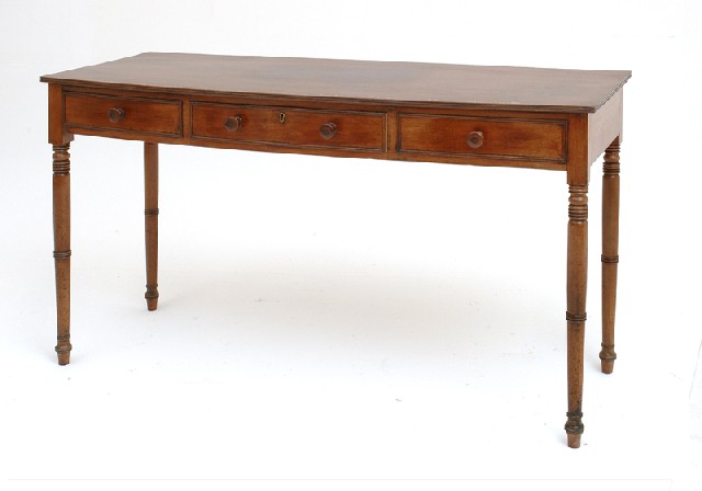 Appraisal: A GEORGE III STYLE MAHOGANY SERVING TABLE th Century The