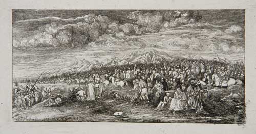 Appraisal: RODOLPHE BRESDIN L'Arm e romaine Etching on chine gris tre