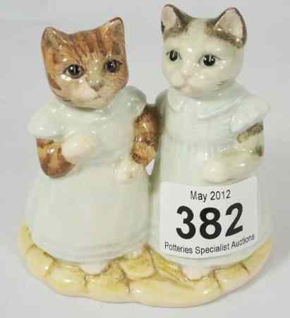 Appraisal: Royal Albert Beatrix Potter Figure Mittens and Moppet BP a