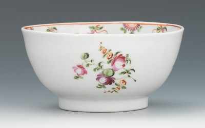 Appraisal: A New Hall Porcelain Waste Bowl Delicate porcelain bowl with