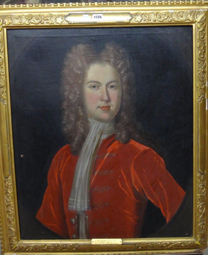 Appraisal: English School th century Portrait of William Helyar eldest son