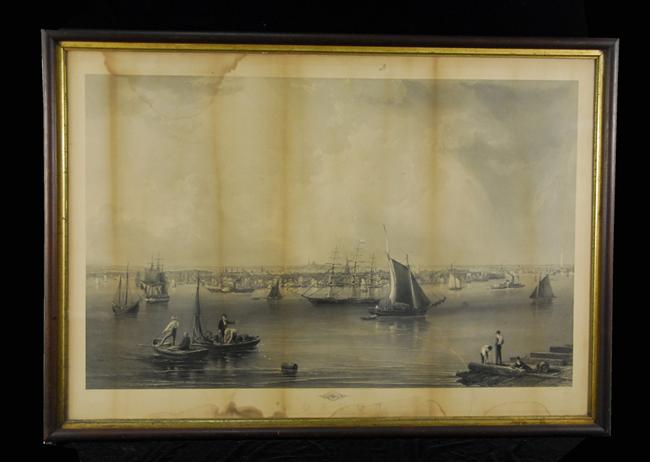 Appraisal: CHARLES MOTTRAM English - BOSTON engraving after J W Hill