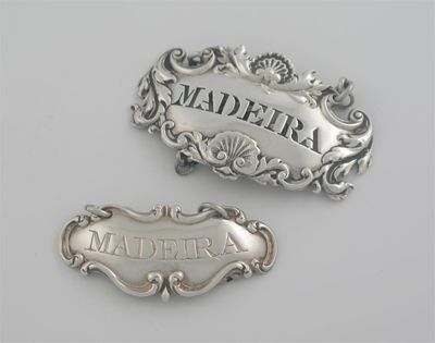 Appraisal: A George IV decorative escutcheon label pierced 'MADEIRA' by John