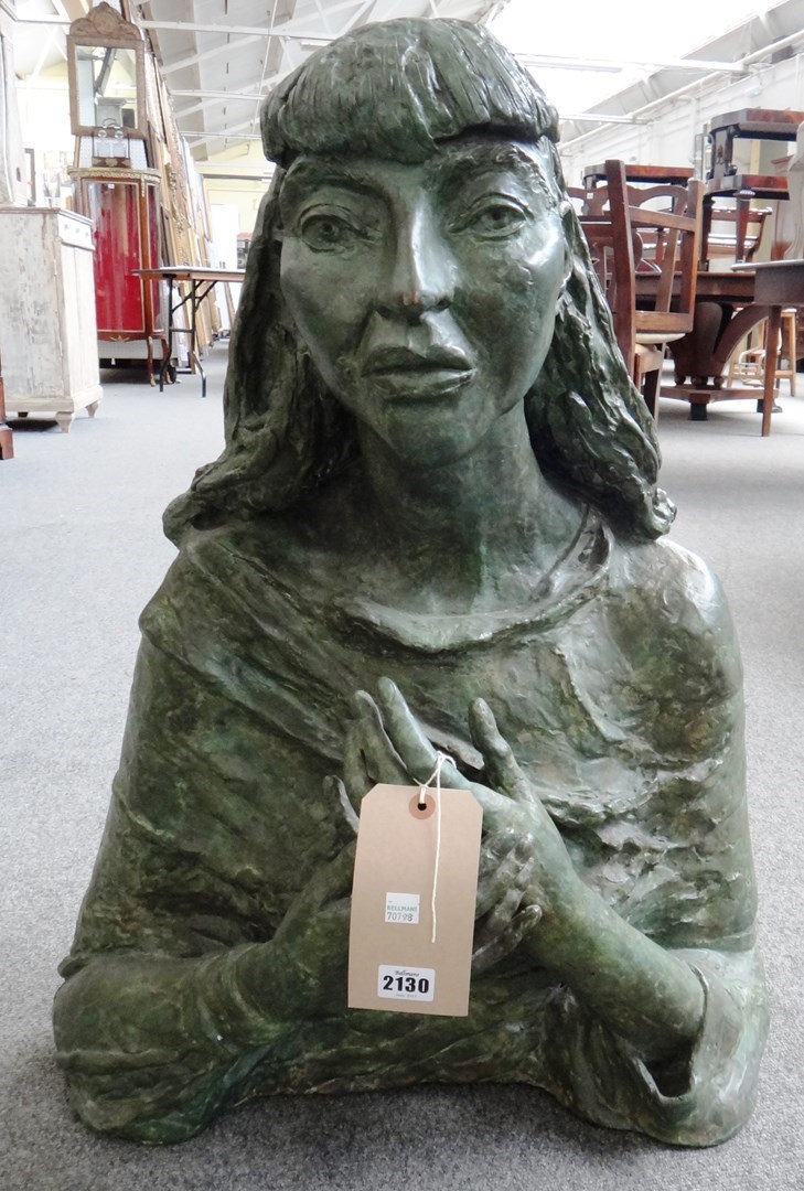 Appraisal: Sir Jacob Epstein - Seventh portrait of Kathleen half length