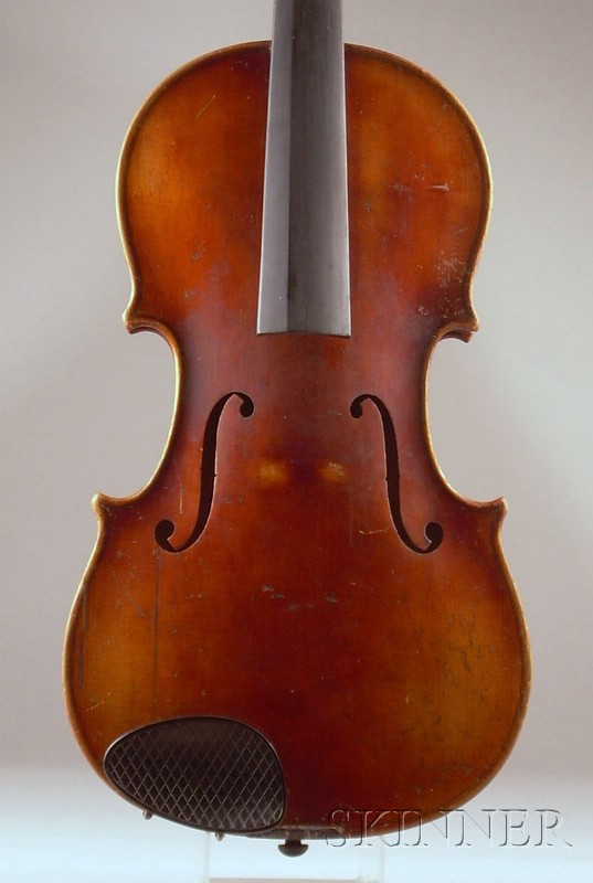 Appraisal: German Viola c labeled MICAEL DECONET length of two-piece back