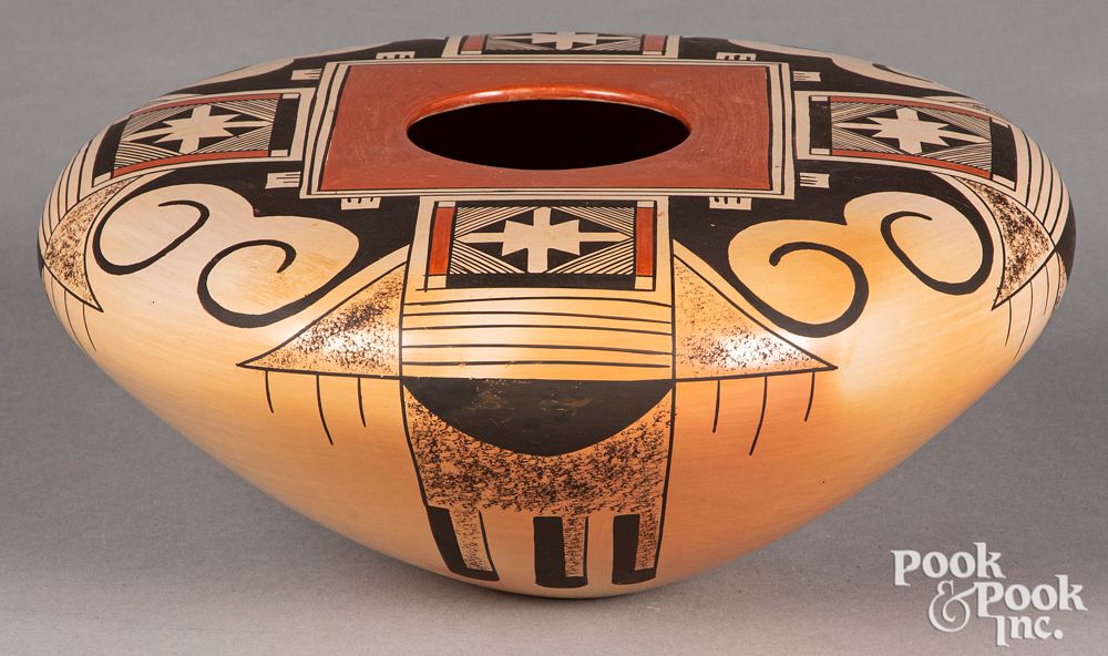 Appraisal: Reva Polacca Nampeyo Hopi Indian pottery jar Reva Polacca Nampeyo