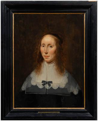 Appraisal: th century Dutch portrait said to be of Anna Maria