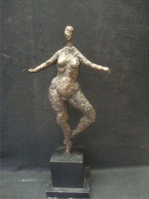 Appraisal: LADEW Patricia c Bronze Voluptuous Dancer Gallery label on base