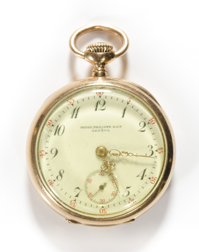 Appraisal: EIGHTEEN KARAT GOLD OPEN FACE POCKET WATCH Patek Philippe Co