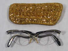 Appraisal: A fine pair of 's spectacles set with marcasite in