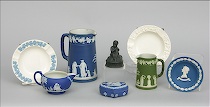 Appraisal: An Varied Group of Wedgwood Lot includes a Portland blue