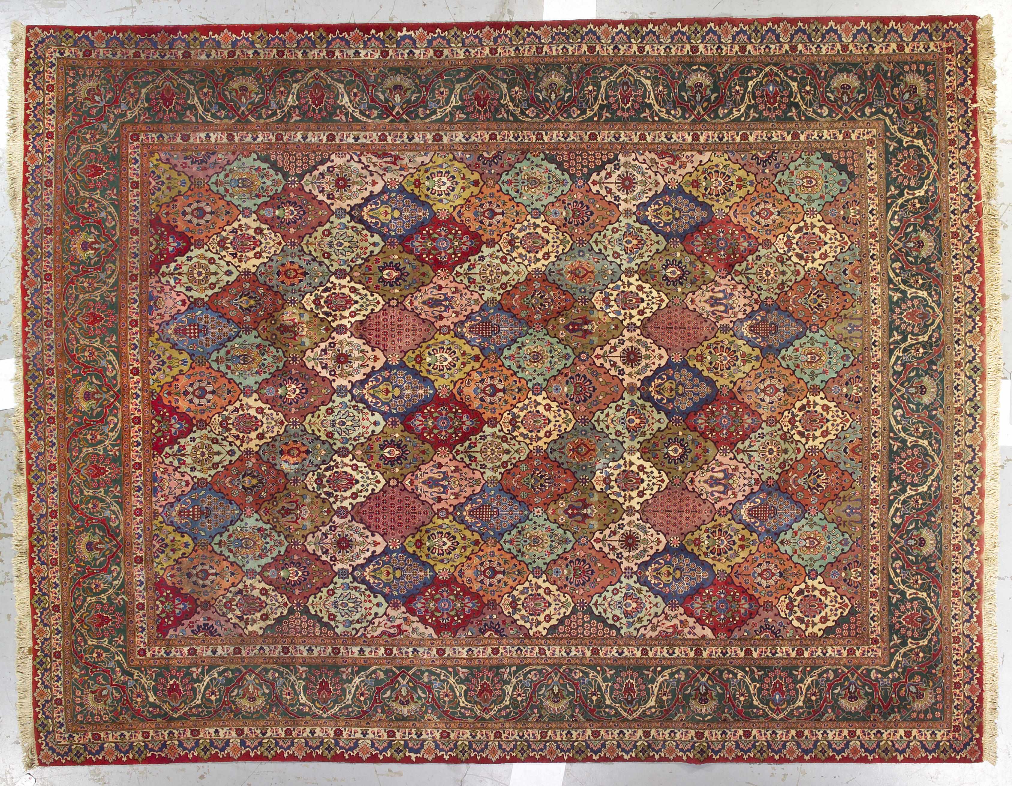 Appraisal: A Tabriz carpet Northwest Persiacirca size approximately ft in x