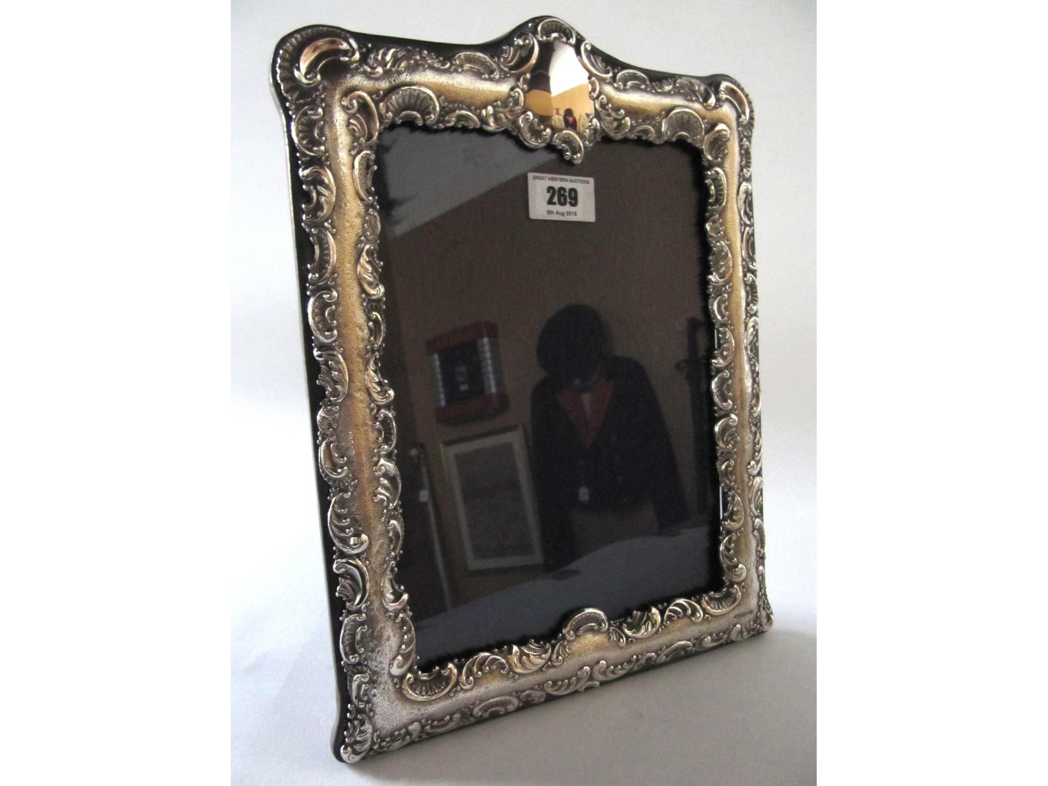 Appraisal: A silver mounted photo frame London