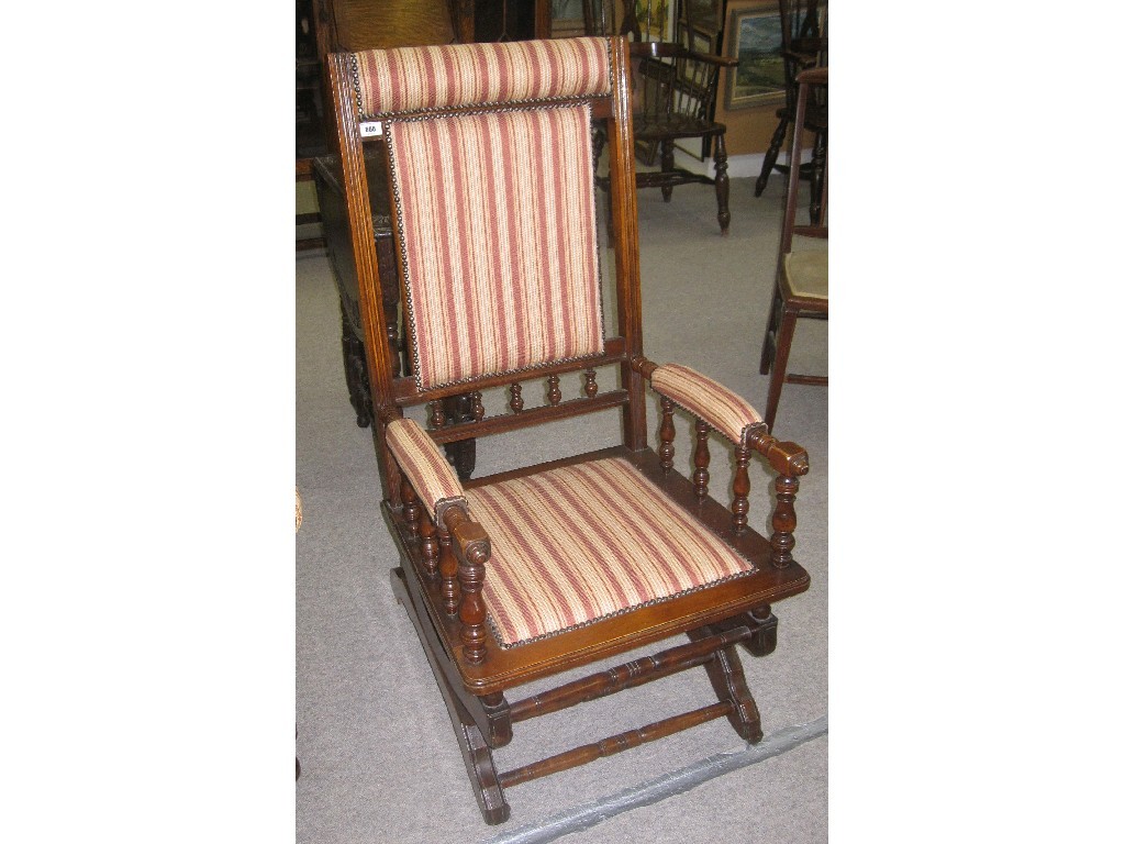 Appraisal: American rocking chair