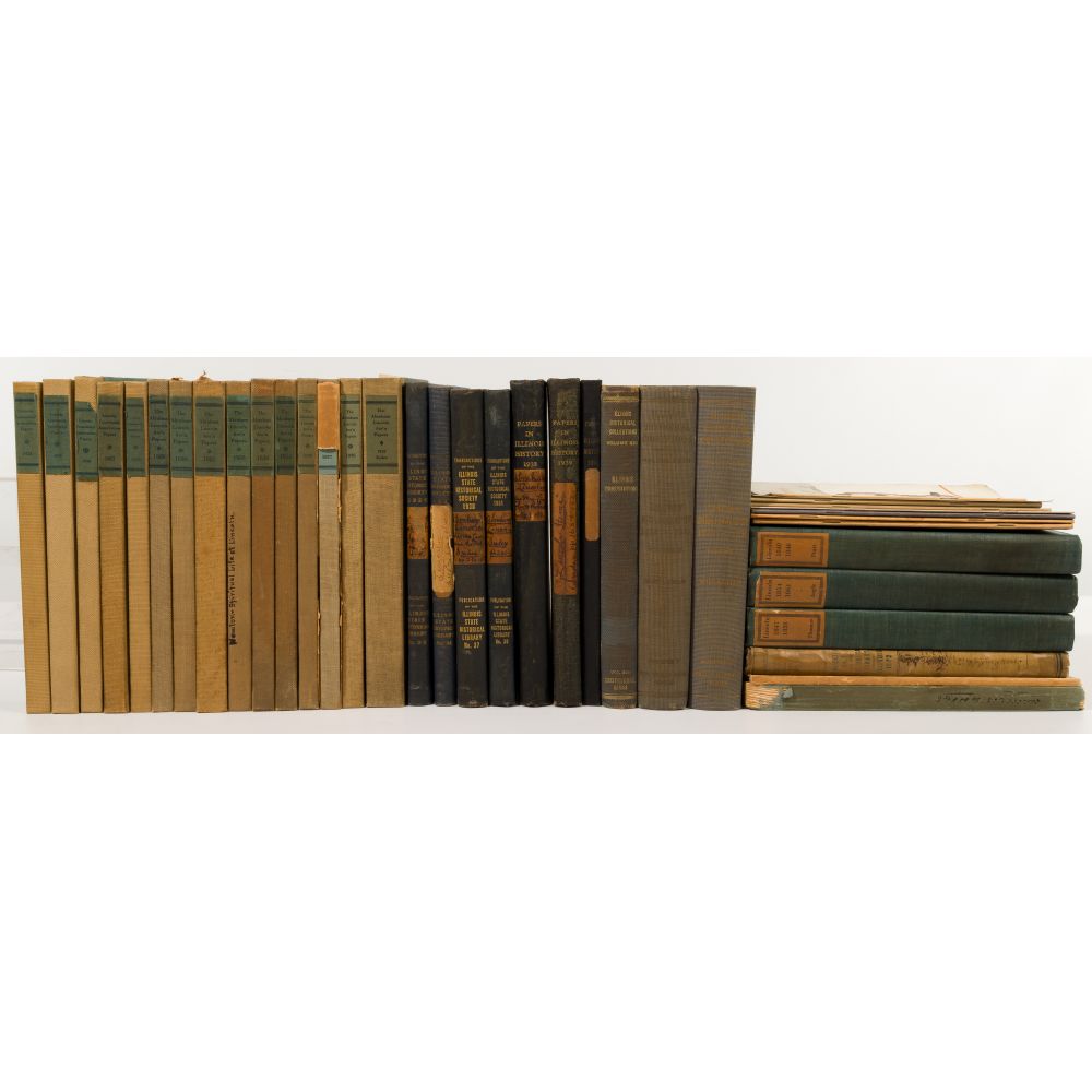 Appraisal: LINCOLN ASSOCIATION BOOK ASSORTMENT hardcover volumes including volumes of The