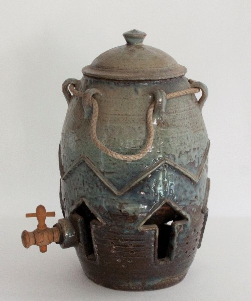 Appraisal: Seth Cardew Wenford Bridge pottery ARR A pottery barrel and