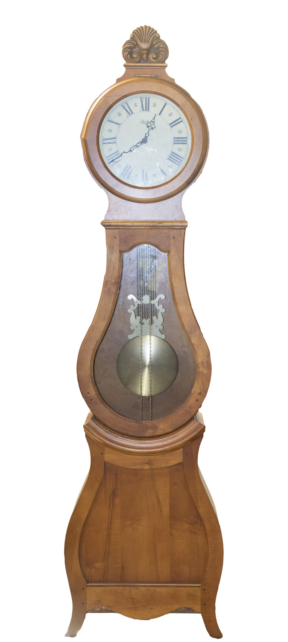 Appraisal: MODERN SCANDINAVIAN STYLE TALL CLOCK BY SLIGH Made by Sligh