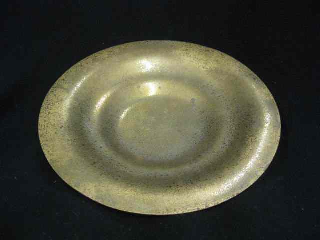 Appraisal: Tiffany Bronze Bowl dore textured finish '' signed