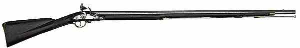 Appraisal: British Officer's Flintlock Fusil bore diameter round barrel with British