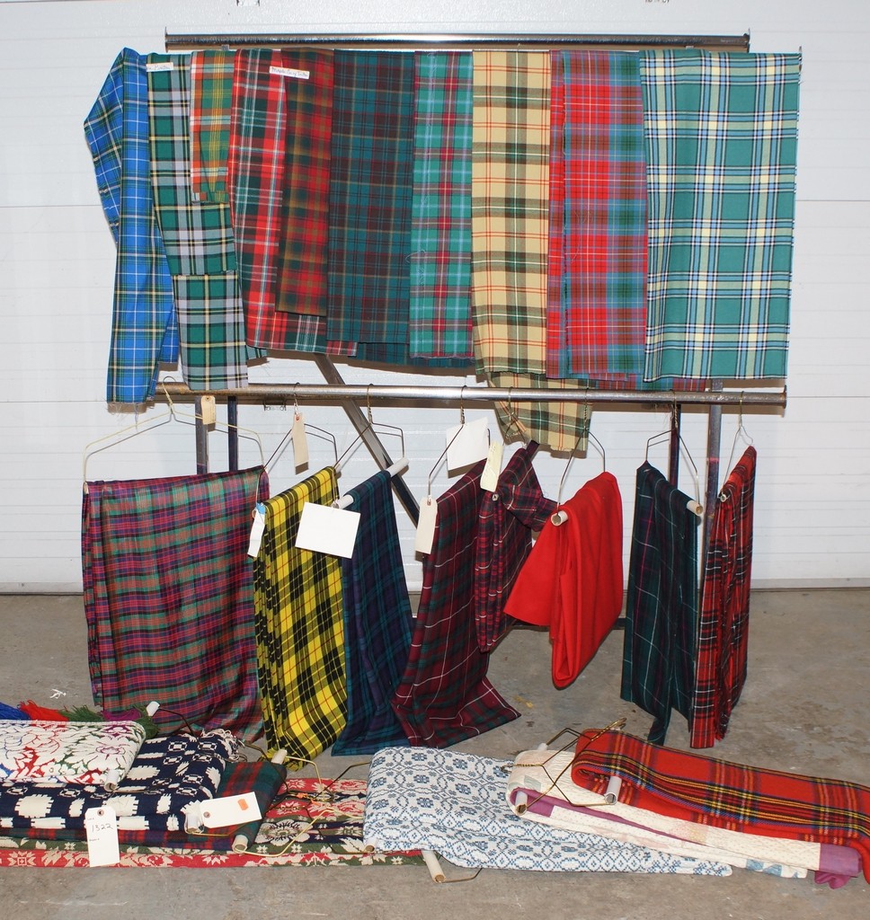 Appraisal: Plaid lot to include Canadian territory plaids of various lengths