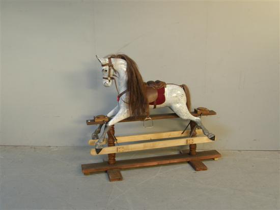 Appraisal: Victorian style rocking horse marked TRHCO and Michael John h