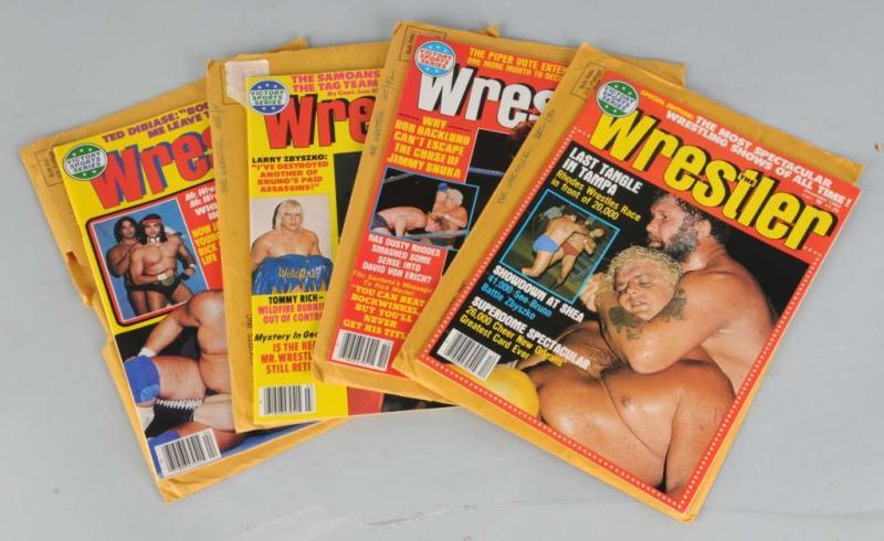 Appraisal: Lot of Professional Wrestling Magazines Description s Condition Excellent