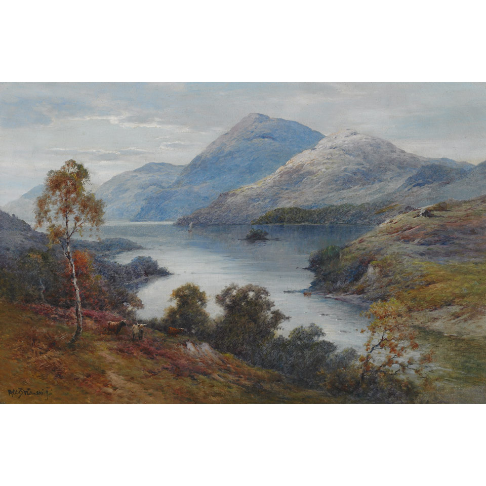 Appraisal: Alfred Fontville de Breanski Jr - British ABOVE LOCH EARN