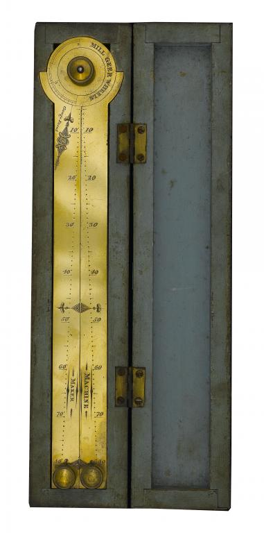 Appraisal: A LANCASHIRE BRASS SECTOR with engraved scale for MACHINE WHEELS