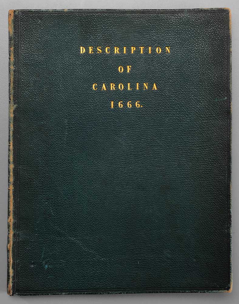 Appraisal: Important North Carolina Promotional Tract British th century A Brief