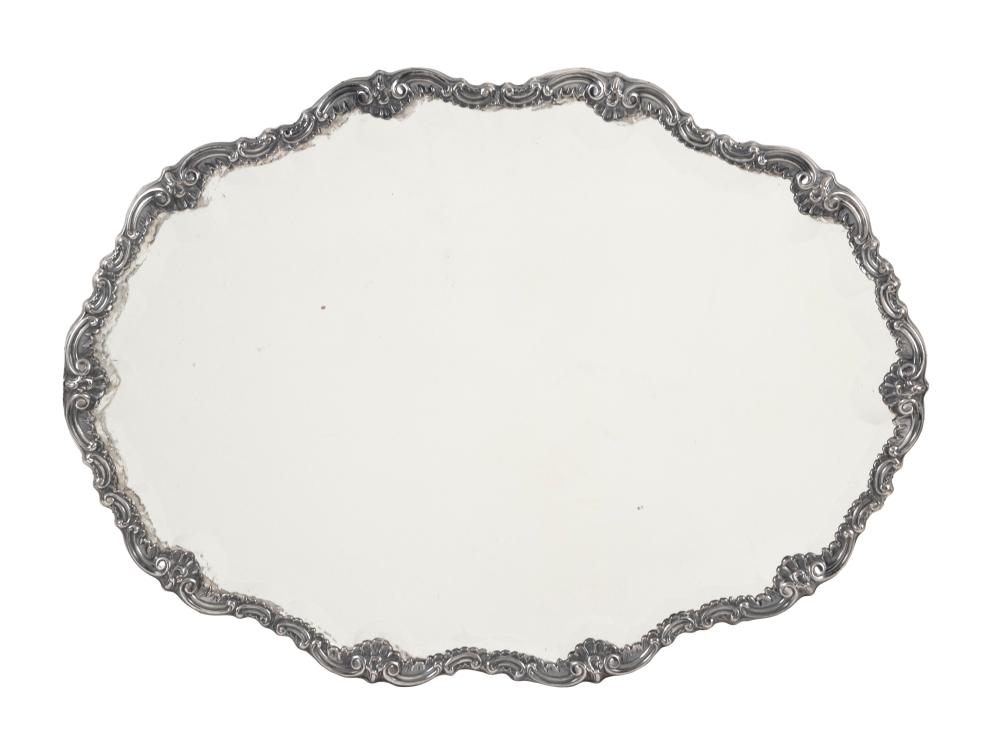 Appraisal: CAMUSSO STERLING SILVER MIRRORED PLATEAU LIMA PERU TH CENTURYCAMUSSO STERLING