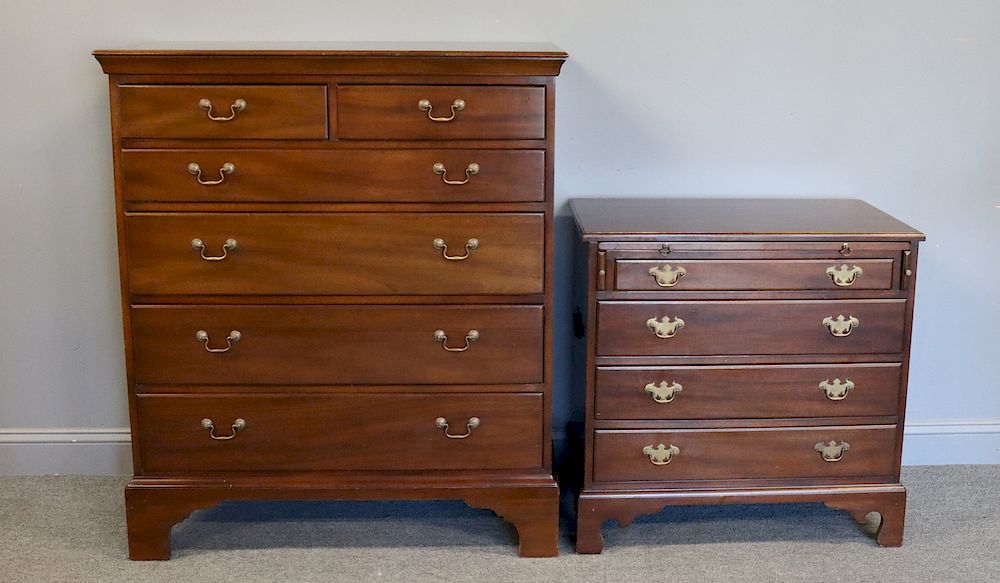 Appraisal: Kittinger Williamsburg Bachelor High Chest Chest The Bachelor's Chest is