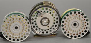 Appraisal: Hardy Husky fly reel with two spare spools Hardy Husky