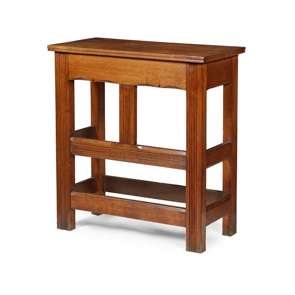 Appraisal: ENGLISH MANNER OF PHILIP WEBB ARTS CRAFTS SIDE TABLE CIRCA