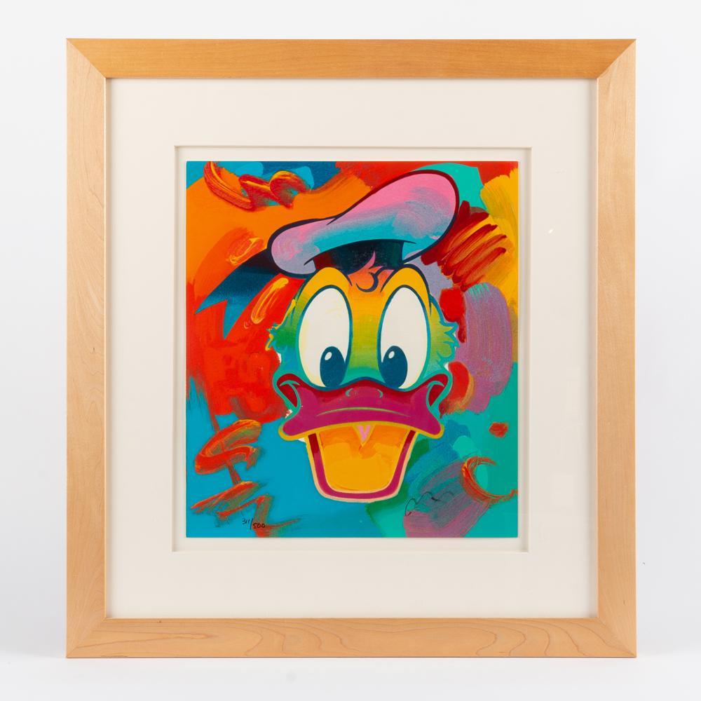 Appraisal: PETER MAX SIGNED SERIGRAPH DISNEY SUITE DONALD DUCK Peter Max