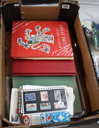 Appraisal: A collection of first day covers and individual stamp albums