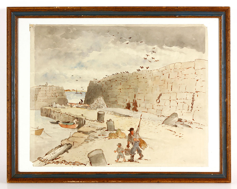 Appraisal: - Cady Rockport Fisherman W C Harrison Cady American -