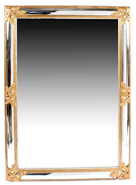 Appraisal: A contemporary rectangular mirror height ft in width in