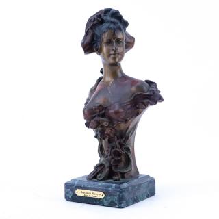 Appraisal: After Alfred Jean Foretay Swiss - bronze sculpture of a