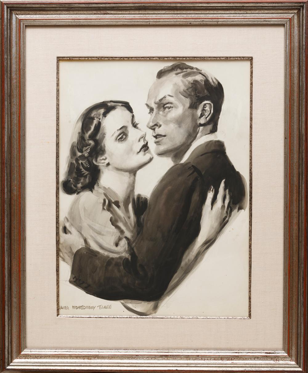 Appraisal: James Montgomery Flagg American New York - Welcoming Her Beau