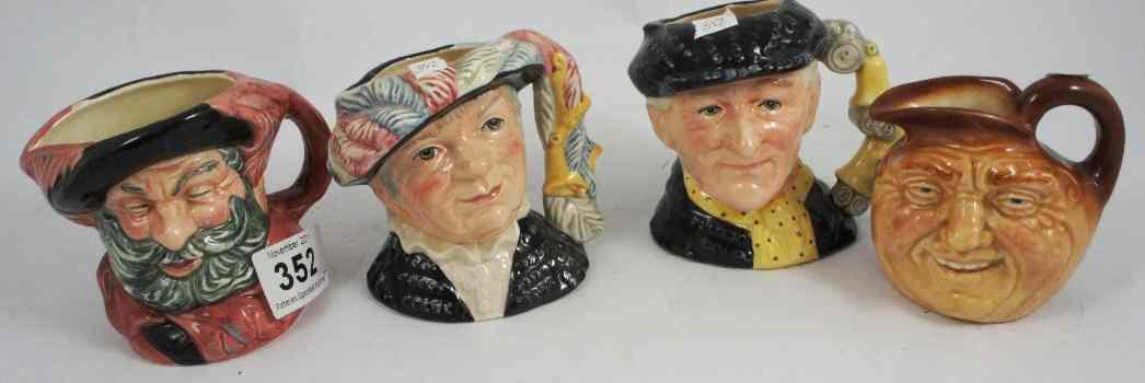 Appraisal: Royal Doulton Small Character Jugs Pearly King D and Pearly