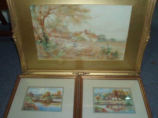 Appraisal: H JarmanA pair of River Scenessigned and dated watercolour cm